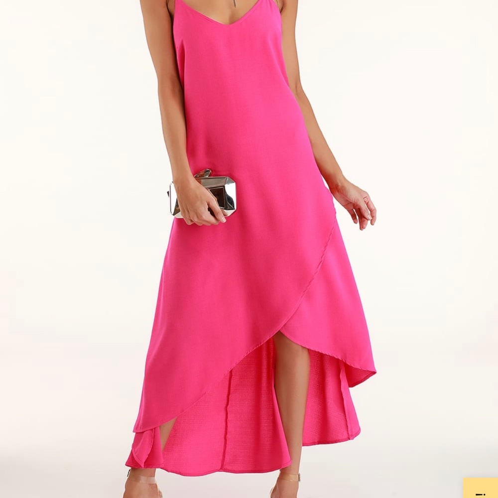 Lulus high-Low Maxi Dress (NWT)